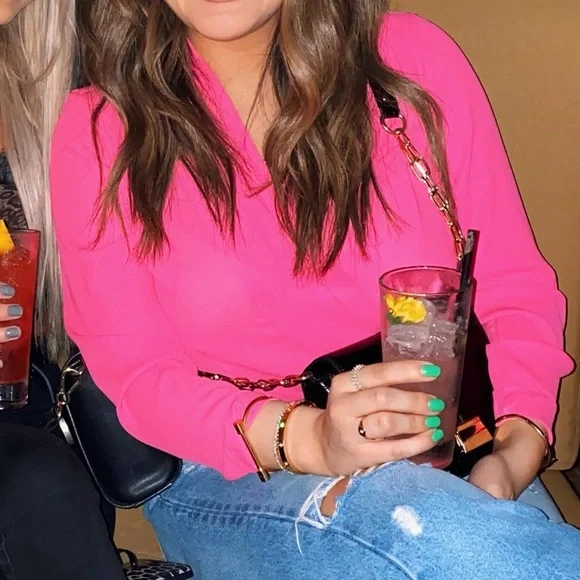 Aritzia Babaton Longsleeve Wrap Bodysuit - Picture 4 of 6